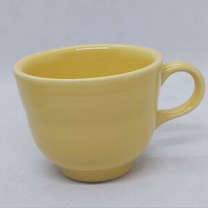 Fiesta Ware Homer Laughlin Coffee Tea Cup Yellow HLC USA